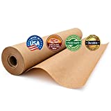 Brown Butcher Paper Roll (17.75 inches x 200 feet), Unbleached, Unwaxed & Uncoated for Smoking & Resting Meat by Paper Pros