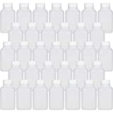 10 Oz Empty Plastic Juice Bottles with Tamper Evident Caps  33 Pack Drink Containers - Great for Homemade Juices, Milk, Smoothies, Tea and Other Beverages - Food Grade BPA Free