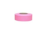 Swanson Tool Co 1-3/16 Inch X 300 Foot Taffeta Safety Roll Flagging Pink Model # RFTP300