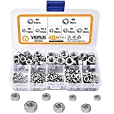 VIGRUE 325Pcs Metric Hex Nuts Elegant Design Assortment Kit for Screw Bolt M2 M2.5 M3 M4 M5 M6 M8, 7 Sizes 304 Stainless Steel Nuts Assortment Kit