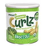 Sprout Organic Curlz Toddler Snacks, Broccoli, 1.48 Oz