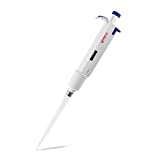 5mL Adjustable Volume Pipette - Four E's Scientific Lab Single Channel Micro Pipettor, 1-5mL Manual Liquid Micropipette