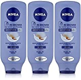 NIVEA In-Shower Smoothing Body Lotion 13.5 Fluid Ounce