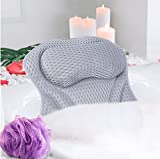 Bath Pillows for Tub Neck and Back Support - Bath Pillow for Bathtub - Bath Tub Pillow Headrest - Spa Pillow for Bathtub and Hot Tub - Bathtub Accessories for Women – Bath Cushion for Tub Adult