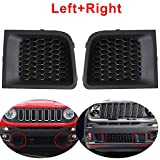 Kqiang Front Left and Right Lower Bumper Grille Insert Bezel Cover Replacement For Jeep Renegade 2015-2017