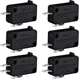 6 Pieces Microwave Oven Door Switch Replacement Part W10269458 W10727360 W10269460 SZM-V16-FC-61 SZM-V16-FC-62 SZM-V16-FC-63, Compatible with Most Microwave Ovens