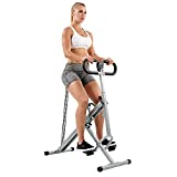 Sunny Health & Fitness Squat Assist Row-N-Ride Trainer for Glutes Workout with Online Training Video