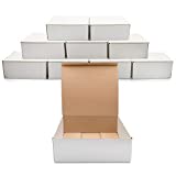 SAI Premium White Corrugated Box Mailer 12X10X4 Inches (10-Pack)/ Literature Mailer/Shipping Boxes/Great Gift Box (12X10X4)