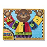 Melissa & Doug Basic Skills Puzzle Board - Wooden Educational Toy