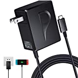 Nintendo Switch AC Adapter - CTPOWER [Enhanced Version] Nintendo Switch Charger with Type C Fast Charging kit(5 FT/1.5M)