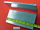 2 Pieces 3/8" X 4" ALUMINUM 6061 FLAT BAR 8" Long T6511 .375" Plate Mill Stock