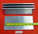 4 Pieces 3/8" X 6" ALUMINUM 6061 FLAT BAR 8" long .375" Plate Mill Stock T6511