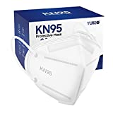 KN95 Face Mask, 30 Pack Cup Individually Wrapped Protective Masks,Filter Efficiency≥95% ,5 Layers Filter Safety Mask Against PM2.5 Disposable KN95 Respirator Masks in Bulk(White)