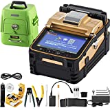 Mophorn Fiber Fusion Splicer AI-8 with 6 Seconds Splicing Time,Fusion Splicer Machine Melting 15 Seconds Heating, Automatic Fiber Optical Fusion Splicer for Optical Fiber & Cable Projects