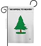 Breeze Decor G158182 Pine Tree Americana Historic Impressions Decorative Vertical Garden Flag 13" x 18.5" Printed In USA Multi-Color