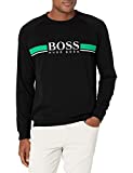 BOSS HUGO BOSS Men's Authentic Sweatshirt, Raven Black, XXL