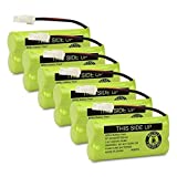 QTKJ BT183342 BT283342 BT162342 BT166342 BT266342 BT262342 Cordless Phone Battery for AT&T EL52300 CL80113 CL80112 CL80114 CL4940 CL80111 VTech CS6114 CS6419 CS6719 CS6649 DS6151 Handsets (Pack of 6)