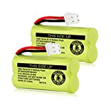 iMah BT164342 BT264342 BT183342 BT283342 BT166342 BT266342 BT162342 BT262342 Battery Compatible with VTech CS6114 CS6419 CS6719 CS6719-2 AT&T EL52300 CL80112 Cordless Handset Phone, Pack of 2