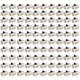 DIYhz 100Pcs High Knob 3 Pin 2 Position 1P2T SPDT Vertical Slide Switch with PCB Panel for Arduino, 0.5 Amp, 50V DC, 2 mm