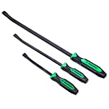 Mayhew Tools 14071GN Dominator Curved Pry Bar Set, 3-Piece, Green