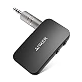 Anker Soundsync A3352 Bluetooth Receiver for Music Streaming with Bluetooth 5.0, 12-Hour Battery Life, Handsfree Calls, Dual Device Connection, for Car, Home Stereo, Headphones, Speakers