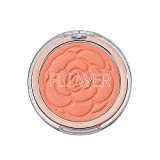 Flower Beauty Flower Pots Powder Blush - Smooth & Silky, Skin Tone Enhancing, Soft Satin Finish Makeup (Peach Primrose)
