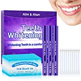 Teeth Whitening Kit Teeth Whitening Pen - 3pcs of 5ml Professional Teeth Whitener Pen with 17% Carbamide Peroxide Whitening Gel,Pack of 10 Deep Cleaning Teeth Wipe and Cotton Swabs