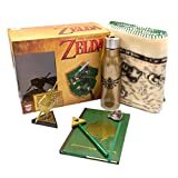 CultureFly Legend of Zelda Collector's Box | Contains 6 Exclusive Items Including Map Blanket, Link Pin, Gold Hylian Shield Vinyl and More