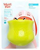 West Paw Zogoflex Toppl Treat Dispensing Dog Toy Puzzle – Interactive Chew Toys for Dogs – Dog Toy for Moderate Chewers, Fetch, Catch – Holds Kibble, Treats, Large 4", Granny Smith