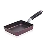 TECHEFF - Tamagoyaki Japanese Omelette Pan / Egg Pan, Made in Korea (Purple) (Medium)