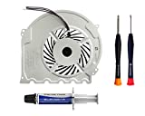 ElecGear Replacement Internal Cooling Fan for PS4 Slim CUH-2xxx  CPU Heatsink Cooler, Playstation Thermal Compound Paste, TR8 Torx Security, PH00 Screwdriver Repair Teardown Tool Kit for PS4 Slim