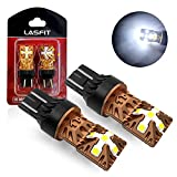 LASFIT 7443 LED Bulb 7440 7444 Reverse Backup Light Daytime Running(DRL) Parking Lamp 7441 7444 W21W WY21W 992 Automotive Super Bright 6000K Xenon White(2pcs)