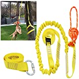 XiaZ Retractable Interactive Dog Toy, Rope Tug of War Toys for Small or Medium Dogs, Outdoor Hanging Exercise Play Tug War, Extra Durable, Safe