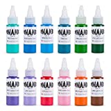 Dynamic Color Tattoo Ink Set of All 1 oz Circa 2003 Colors Made in USA Set 1