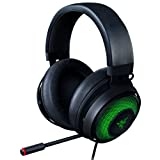 Razer Kraken Ultimate RGB USB Gaming Headset: THX 7.1 Spatial Surround Sound - Chroma RGB Lighting - Retractable Active Noise Cancelling Mic - Aluminum & Steel Frame - for PC - Classic Black