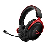 HyperX Cloud II Wireless - Gaming Headset for PC, PS4, Nintendo Switch, Long Lasting Battery Up to 30 Hours, 7.1 Surround Sound, Memory Foam, Detachable Noise Cancelling Microphone with Mic Monitoring