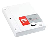 Mintra Office Filler Paper (College Ruled, 600 Sheets (6pks of 100))