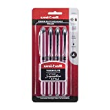 uni-ball Vision Elite Designer Series Rollerball Pens, Bold Point (0.8mm), Black, 4 Count