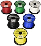 6 Rolls 16 Gauge 100' Feet Single Conductor Stranded Remote Wire 600' Total