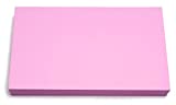 PPAPPAPPIYO Set of 50 3x5 Color Blank index cards 180gsm (pink)