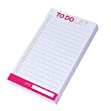 Home Advantage Vertical Index Card To Do List (Pink, 3x5)