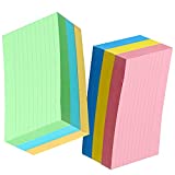 Neworkg Heavy Weight Ruled Index Cards, 3x5 Inch Note Cards for School, Learning, Memory, 6 Neon Colors, 402 Count