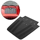 ECOTRIC Hood Louver Compatible with 1997-2002 Jeep Wrangler TJ Black Powder Coating Aluminum Vented Engine Vent Insert Radiator Cooling Panel