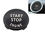 Black Start Stop Engine Button Switch Cover for BMW X5 E70 X 6 E71 3 E90 E91 E92 E93 E87 E83 Z4 E89 320 325 520 525 328i(2007-2011) 335i 330i