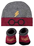 Harry Potter Baby Boys Cap and Bootie Set - Baby Gift Set with Hat and Socks for 0-12 Months (0-12Months)