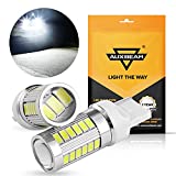 Auxbeam T20 7440 W21W LED Light Bulbs, Extremely Bright White 6000LM LED Bulb for Front/ Rear Turn Signal Blinker Lights or Brake Tail Parking Lights