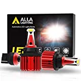 Alla Lighting Xtreme Super Bright T20 7441 7440 LED Bulbs Back-up Reverse Lights 3000 Lumens CANBUS Error Free SMD W21W 7440LL Replacement for RV, Cars, Trucks, SUVs, Vans, 6000K Xenon White