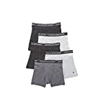 Polo Ralph Lauren Underwear Men's 5 Pack Classic Fit Boxer Briefs, Black, M