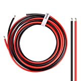10 Gauge Wire - iGreely 30 FT Red & 30 FT Black 10 Gauge Tinned Copper Electrical Wire Cable for Solar Panel Car Audio Automotive Trailer Marine Harness Wiring 10AWG 30Ft