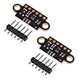 ACEIRMC 2pcs VL53L0X Time-of-Flight Flight Distance Measurement Sensor Breakout VL53L0X ToF Laser Range Finder for Arduino (Black)